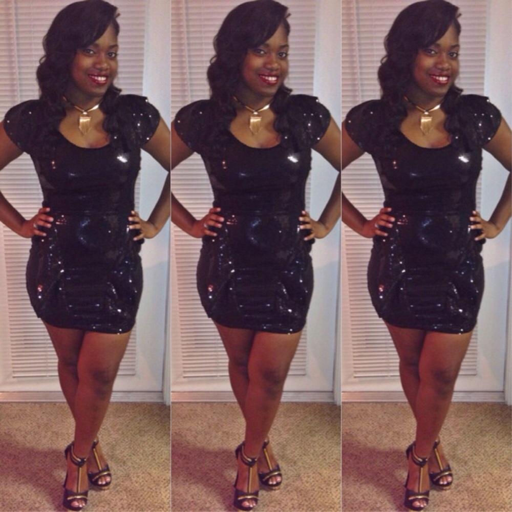 Black Sparkle Dress